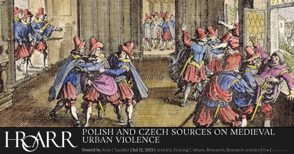 Polish and Czech Sources on Medieval Urban Violence