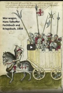 A war wagon from a 15th Century war-manual